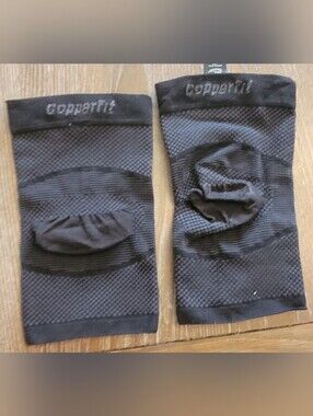 CopperFit Men's Black Ankle Support Sleeves